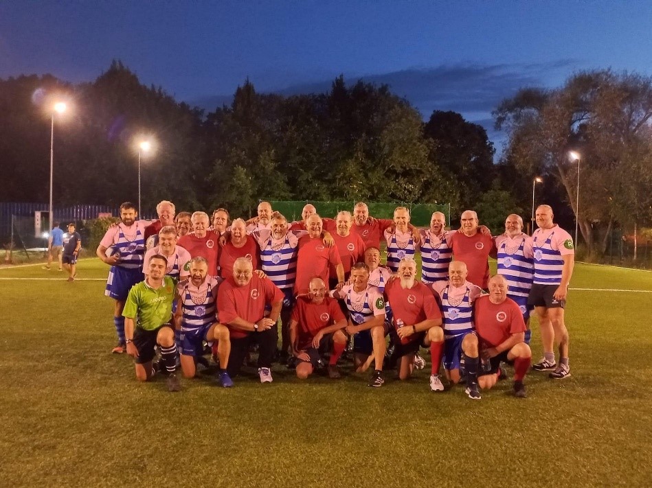 Návštěva Říčan ragbistů z Whitstable - První mezinárodní zápas ve walking rugby Říčany vs. Whitstable